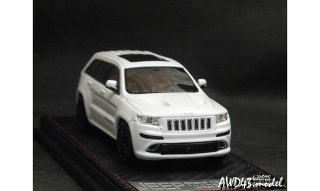 Jeep Grand Cherokee SRT8 white 1-43 Resine model, масштабная модель, Noname, scale43