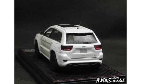 Jeep Grand Cherokee SRT8 white 1-43 Resine model, масштабная модель, Noname, scale43