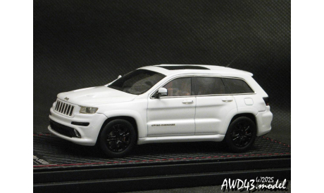 Jeep Grand Cherokee SRT8 white 1-43 Resine model, масштабная модель, Noname, scale43