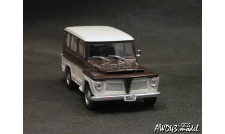 Jeep Willys Rural Station Wagon Brazil 1968 1-43 IXO, масштабная модель, scale43