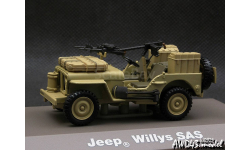 Jeep Willys SAS sand 1-43 Military ATLAS
