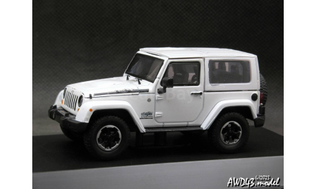 Jeep Wrangler 4х4 Polar Limited Edition Hard Top 2014 Bright White 1-43 Greenligth, масштабная модель, Greenlight, scale43