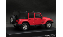 Jeep Wrangler 4x4 Unlimited Freedom Edition 5-doors Soft Top 2014 red 1-43 Greenlight, масштабная модель, scale43