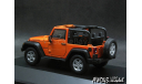 Jeep Wrangler Rubicon 2012 Hard Top orange 1-43 Greenlight, масштабная модель, scale43