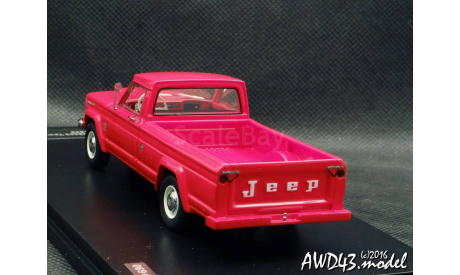 Kaiser ’Jeep’ Gladiator J3000 Townside red 1-43 GLM, масштабная модель, 1:43, 1/43