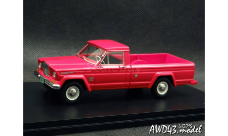 Kaiser ’Jeep’ Gladiator J3000 Townside red 1-43 GLM, масштабная модель, 1:43, 1/43