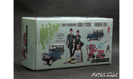 Toyota Land Cruiser 40  d.green 1-43 THE NEW AVENGERS PATRICK MACNEE CODE 3, масштабная модель, scale43, Norev