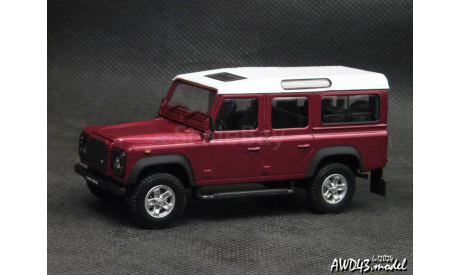 Land Rover Defender 110 d.red 1-43 Hongwell, масштабная модель, Bauer/Cararama/Hongwell, scale43