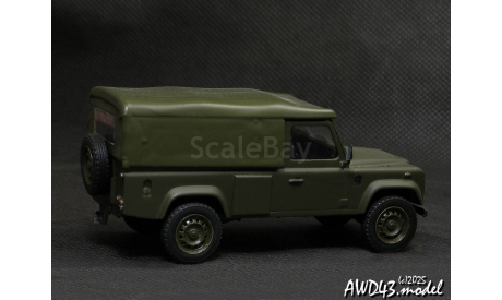 Land Rover Defender 110 Militaire Tent 1-43 Handmade conversion, масштабная модель, scale43
