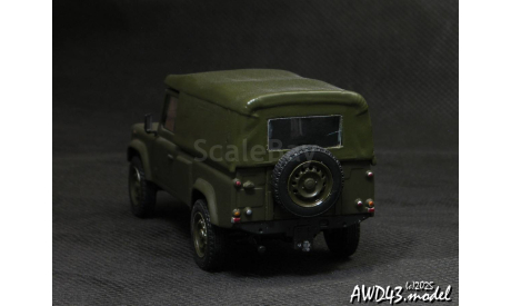 Land Rover Defender 110 Militaire Tent 1-43 Handmade conversion, масштабная модель, scale43