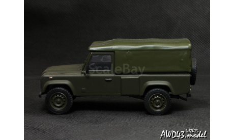Land Rover Defender 110 Militaire Tent 1-43 Handmade conversion, масштабная модель, scale43