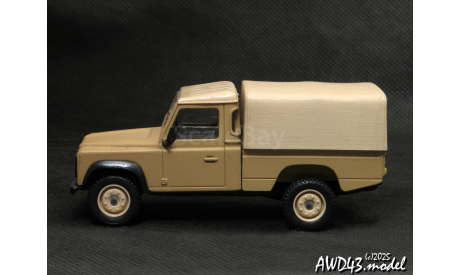 Land Rover Defender Pickup Tent sand 1-43 Solido Handmade conversion, масштабная модель, scale43