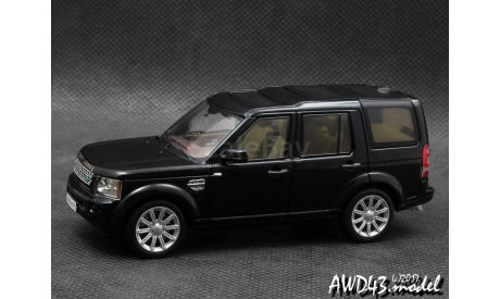 Land Rover Discovery 4 2010 black 1-43 IXO, масштабная модель