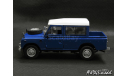 Land Rover SIII PickUp Double Cab blue 1-43 Handmade convertion, масштабная модель, scale43