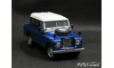 Land Rover SIII PickUp Double Cab blue 1-43 Handmade convertion, масштабная модель, scale43