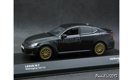 Lexus IS-F Nurburgring Test Car black 1-43 Dealer, масштабная модель, scale43