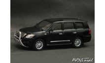 Lexus LX 570 2009 black 1-43 IXO, масштабная модель, scale43