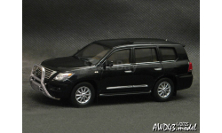 Lexus LX 570 2009 black 1-43 IXO