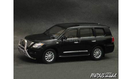 Lexus LX 570 2009 black 1-43 IXO, масштабная модель, scale43