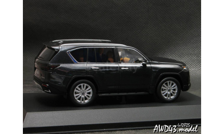 Lexus LX600 black 1-43 Kyosyo KS03910GBK, масштабная модель, Kyosho, scale43