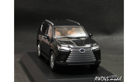 Lexus LX600 black 1-43 Kyosyo KS03910GBK, масштабная модель, Kyosho, scale43