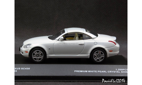 Lexus SC430 2005 Closed Roof white 1-43 J-Collection, масштабная модель, scale43