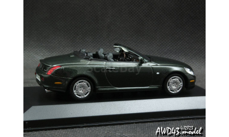 Lexus SC430 Cabriolet 2001 green 1-43 Minichamps, масштабная модель, scale43