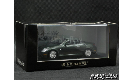 Lexus SC430 Cabriolet 2001 green 1-43 Minichamps, масштабная модель, scale43