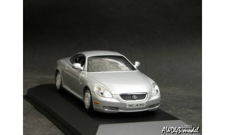 Lexus SC430 silver 1-43 Minichamps, масштабная модель, scale43