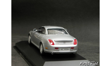 Lexus SC430 silver 1-43 Minichamps, масштабная модель, scale43