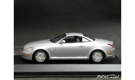 Lexus SC430 silver 1-43 Minichamps, масштабная модель, scale43