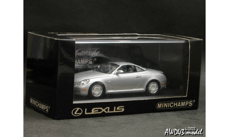 Lexus SC430 silver 1-43 Minichamps, масштабная модель, scale43