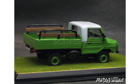 ЛуАЗ-13021-04 пикап 1-43 ALF, масштабная модель, scale43