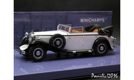 Maybach Zeppelin DS8 1932 Cabrio white 1-43 Minichamps, масштабная модель, scale43