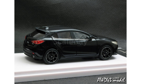 Mazda Axela Sport MAZDASPEED black 1-43 Wit’s, масштабная модель, scale43