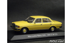 Mercedes 230 E W123 Mellit Yellow 1-43 Dealer=Minichamps B66040469