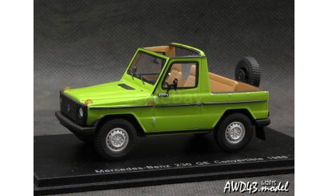 Mercedes 230 GE Convertible W460 green 1-43 Spark MiniMax S1008, масштабная модель, Mercedes-Benz, scale43