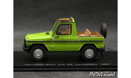 Mercedes 230 GE Convertible W460 green 1-43 Spark MiniMax S1008, масштабная модель, Mercedes-Benz, scale43