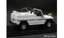 Mercedes 230 GE Papamobil Open white 4x4 1-43 Spark, масштабная модель, 1:43, 1/43