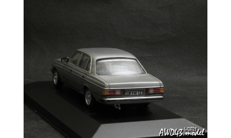Mercedes 280E W123 gray met 143 Minichamps, масштабная модель, scale43, Mercedes-Benz