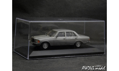 Mercedes 280E W123 gray met 143 Minichamps, масштабная модель, scale43, Mercedes-Benz