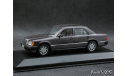 Mercedes 400 E V8 W124 Limousine 1992 brown 1-43 Minichamps, масштабная модель, 1:43, 1/43, Мinichamps, Mercedes-Benz