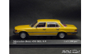 Mercedes S-class 450 SEL 6.9 W116 1974 yellow 1-43 Minichamps 430039208, масштабная модель, scale43, Mercedes-Benz