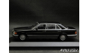 Mercedes 560SEL W126 black 1-43 Maxichamps, масштабная модель, Mercedes-Benz, scale43