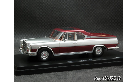 Mercedes 600 Pick Up silver 1-43 Schuco Pro.R, масштабная модель, scale43, Mercedes-Benz