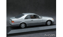 Mercedes 600 SEC silver 1-43 Minichamps, масштабная модель, 1:43, 1/43, Мinichamps, Mercedes-Benz