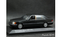 Mercedes 600SEL W140 1991 black  1-43 Minichamps, масштабная модель, 1:43, 1/43, Mercedes-Benz