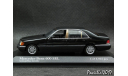 Mercedes 600SEL W140 1991 black  1-43 Minichamps, масштабная модель, 1:43, 1/43, Mercedes-Benz