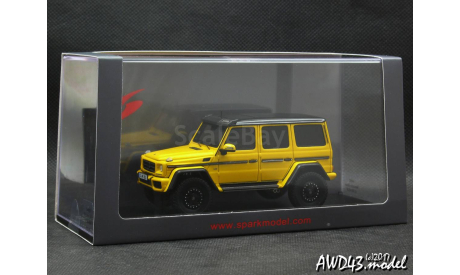 Mercedes G500 AMG 4X4² 2016 yellow 1-43 Spark S4692, масштабная модель, Mercedes-Benz, scale43