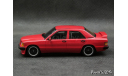 Mercedes Brabus 190E 3.6S 1989 red L.E. 1-43 Minichamps, масштабная модель, 1:43, 1/43, Mercedes-Benz